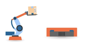 ロボットアームと搬送機